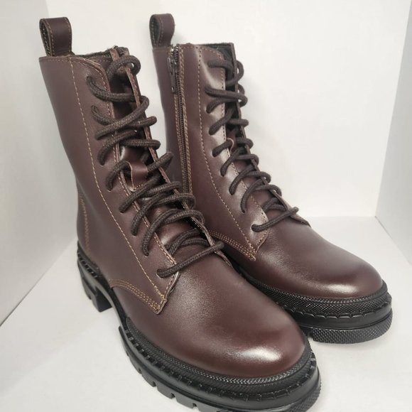 New Steve Madden Jasimyn Combat Boots - Picture 1 of 8